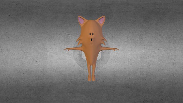 Cartoon Character 3D Model