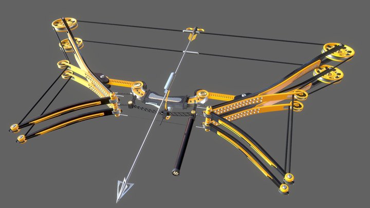Hunting Bow (2020-08-22) 3D Model