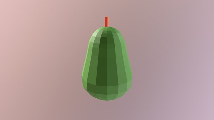 Avocado 3D Model