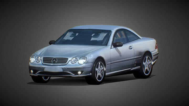 WIP - Mercedes W215 CL500 for TheSims4 3D Model