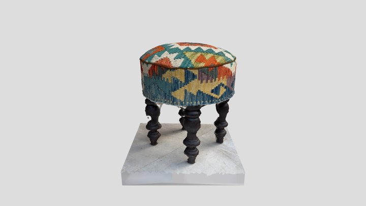 Ottoman seat 3D Model