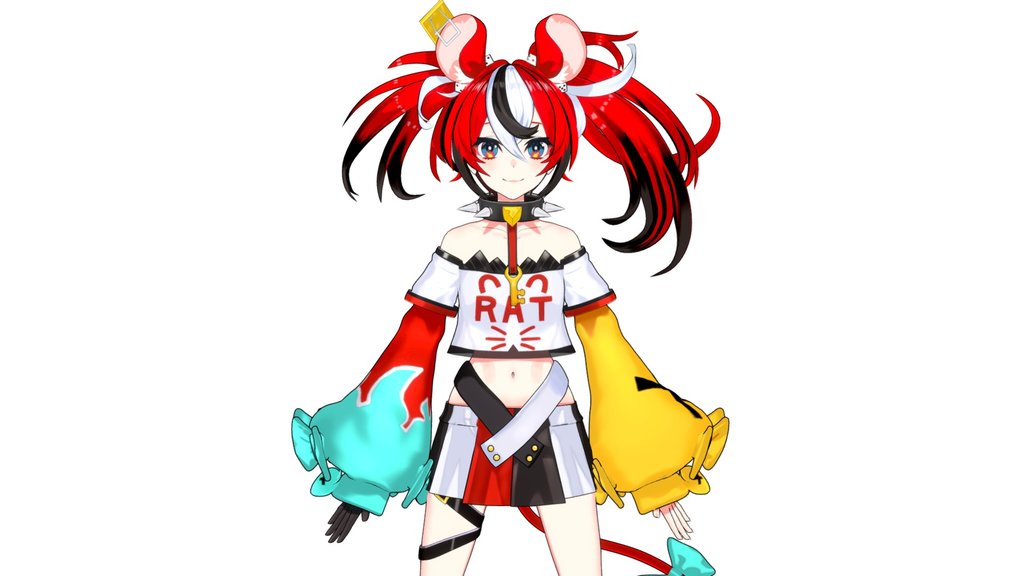Hakos Baelz 3d Model - MMD Download