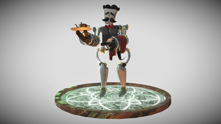 Sara Zolnierczyk: Skills Ontario Butler Robot 3D Model