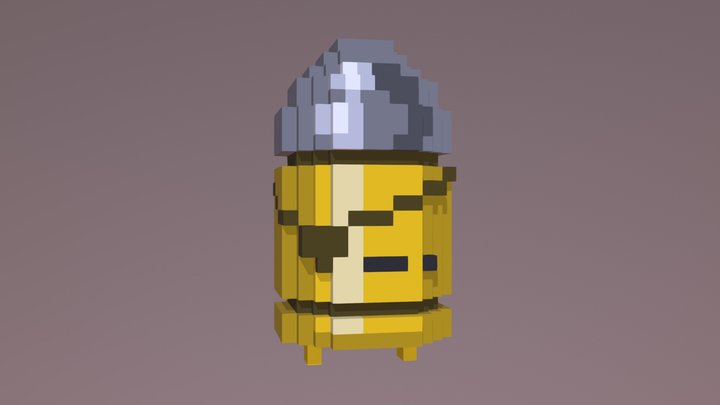 Veteran Bullet Kin 3D Model