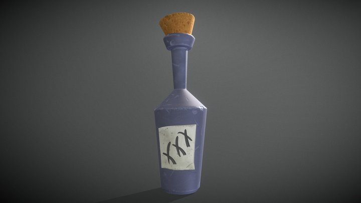 Bottle A' Hooch 3D Model