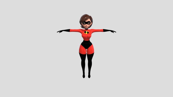 Helen parr incredibles skin fornite 3D Model