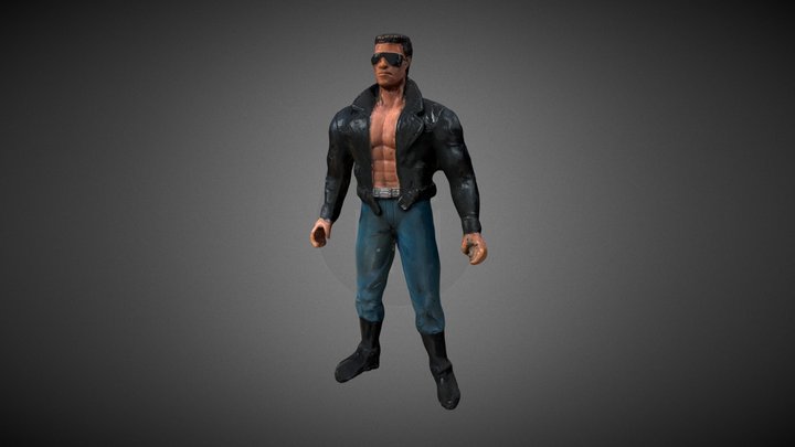 Terminator toy figure 3D Model