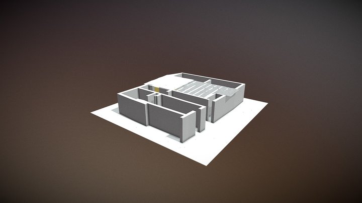 Singular building of Castellet de Banyoles. 3D Model