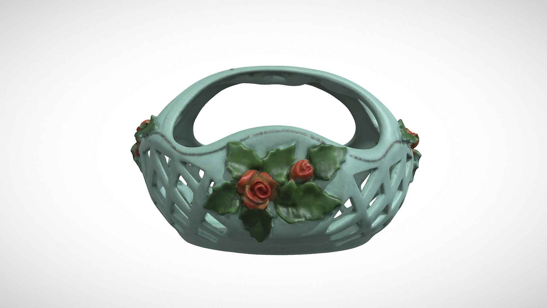 Porcelain basket