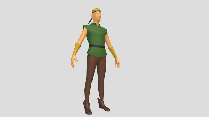 Mithril Games - Archer 3D Model