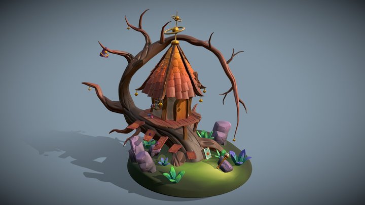 Efteling Pardoes Treehouse 3D Model