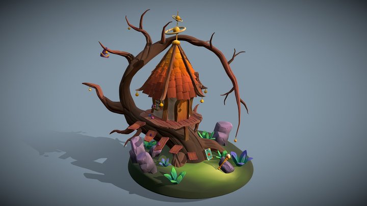 Efteling Pardoes Treehouse 3D Model