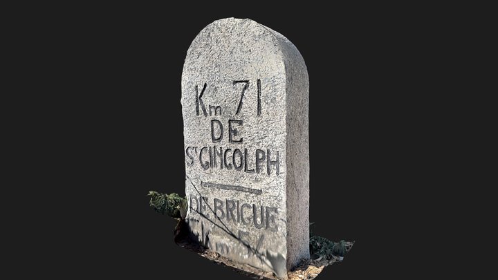 Route Saint-Gingolph - Brigue km 71 – Kostenloses 3D-Modell STL