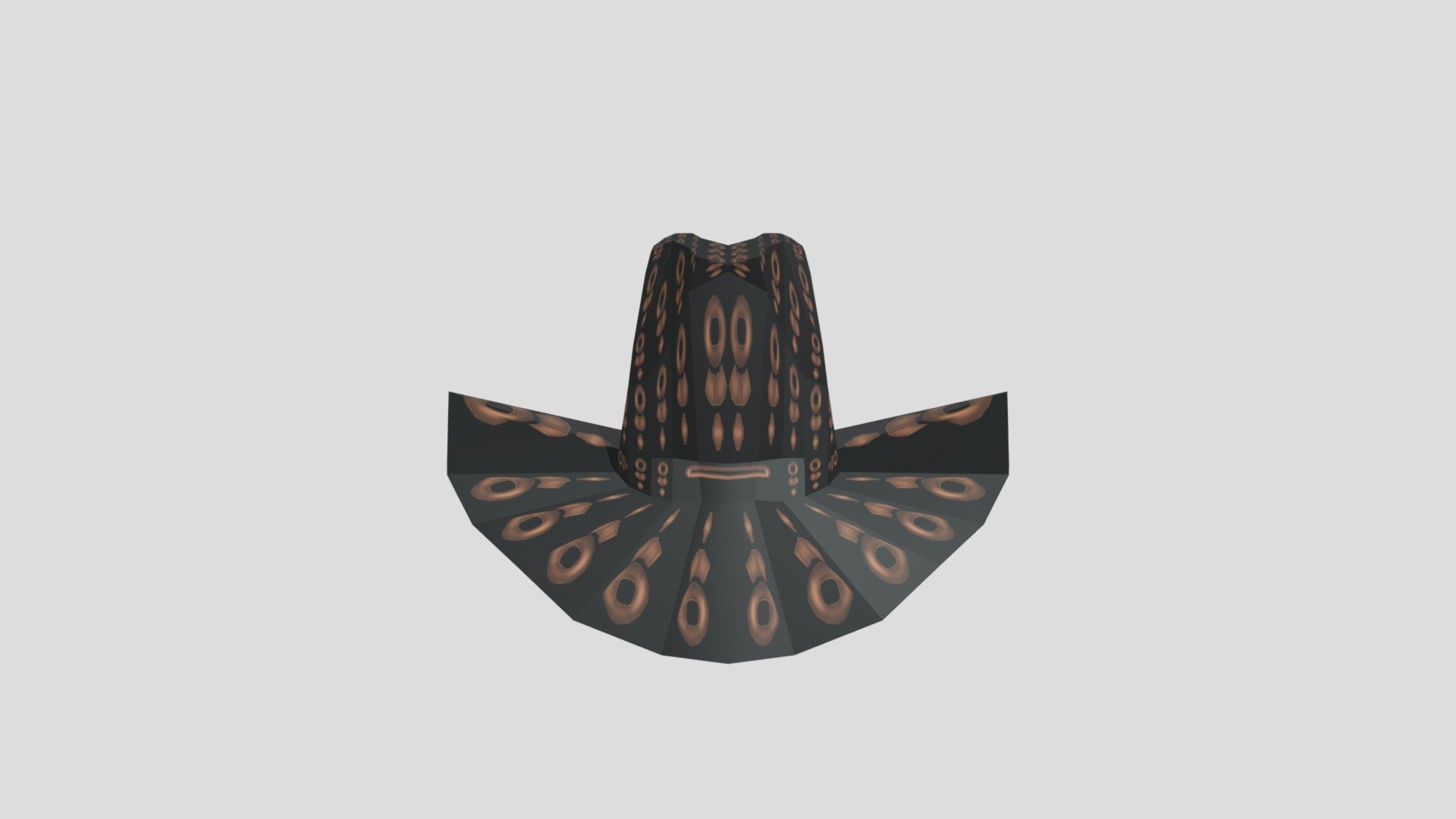 Prop_sombrero de vaquero con textura
