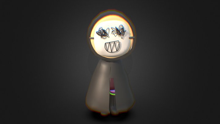 Cloaked Character 🎃 3D Model