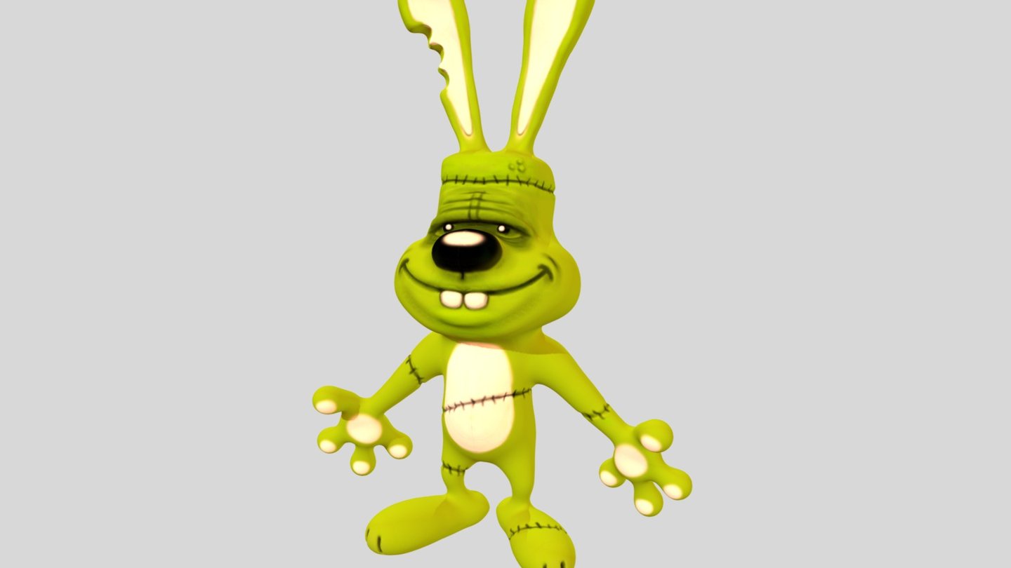 Hasenstein's Monster Rabbid - 3D model by georgvw [a3e9062] - Sketchfab