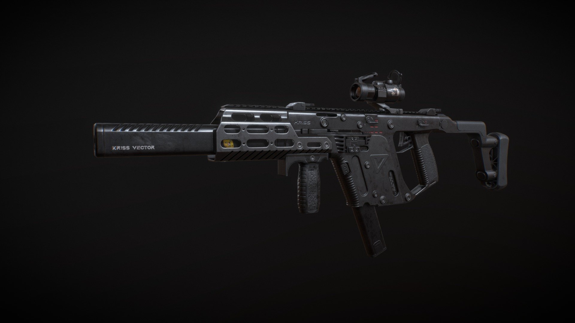 Kriss Vector 9mm - Download Free 3D model by FREEZLER [a3e9a6b] - Sketchfab