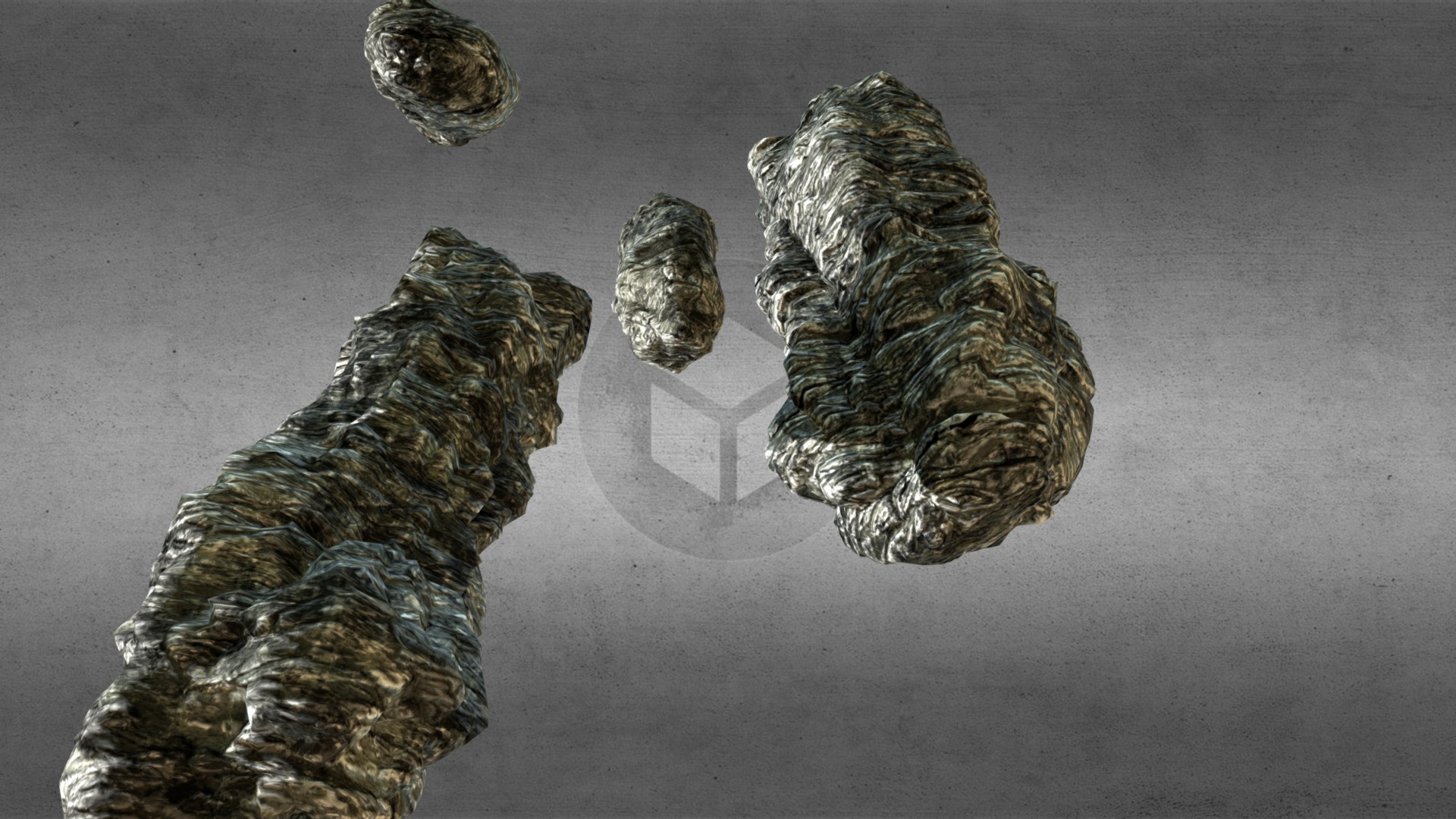 3D model Tall Rocks - This is a 3D model of the Tall Rocks. The 3D model is about a group of statues.