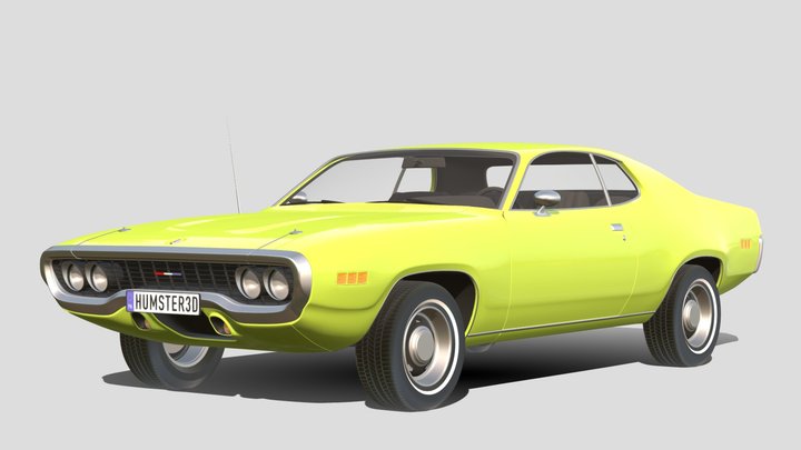 1971 Plymouth Satellite – Modèle 3D gratuit STL