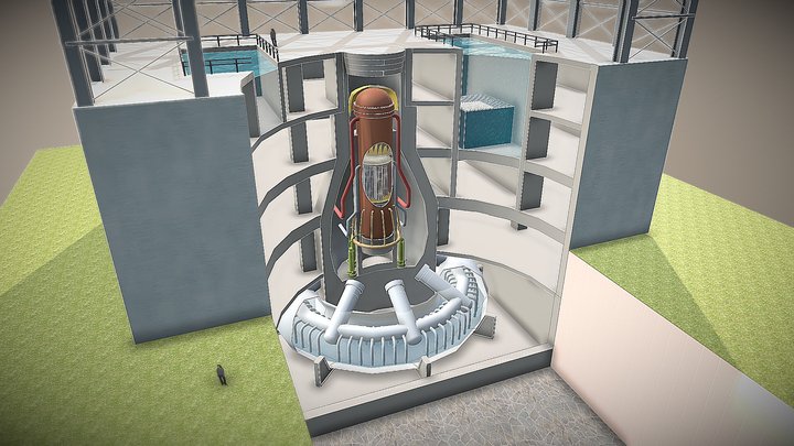 Fukushima Daiichi Nuclear Power Plant 3D Model