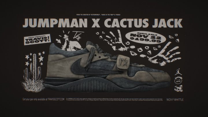 JUMPMAN X CACTUS JACK 3D Model