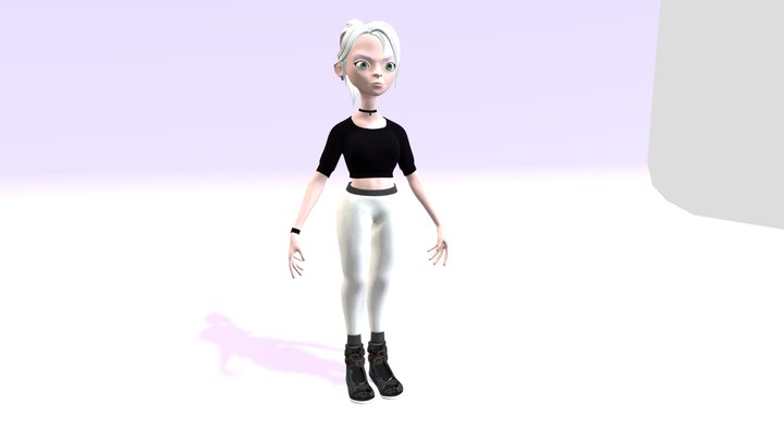 Girl Model 3D Model