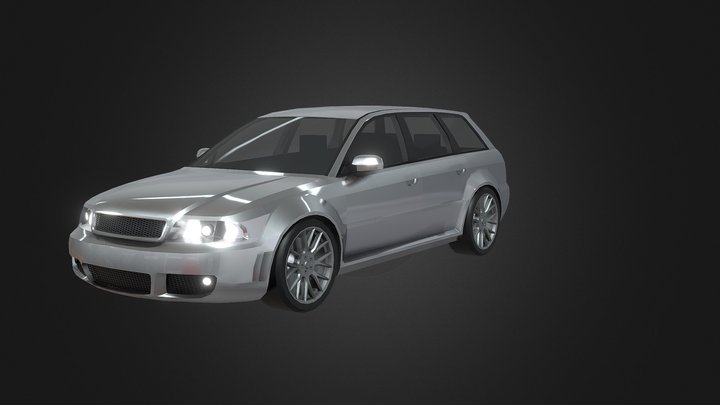 Audi RS4  Avant 1999 3D Model