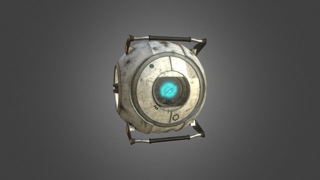 Wheatley Portal 2 fan art 3D Model