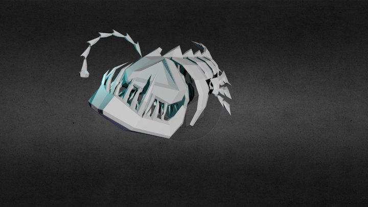Angler Fish Anim 3D Model