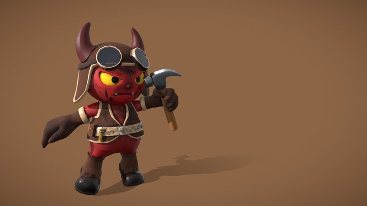 Engineer Devil (Texturized) 3D Model