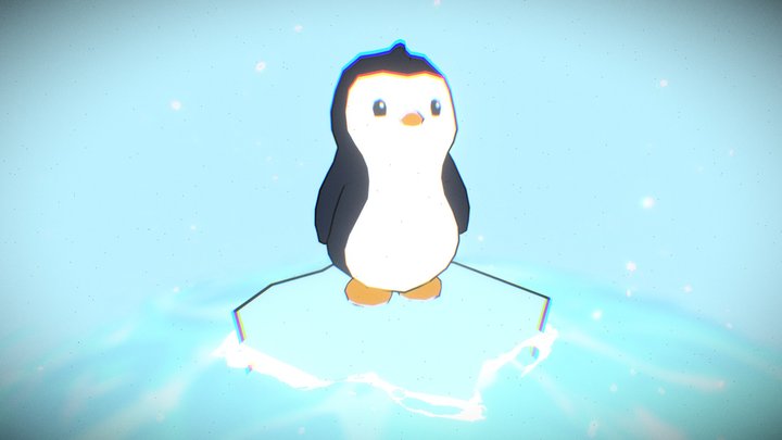 Pudgy Penguin 3D Model