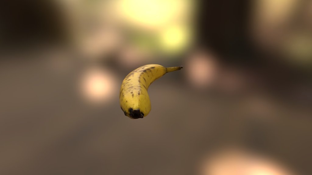 Banana No1 Low — Sketchfab embed 3D viewer