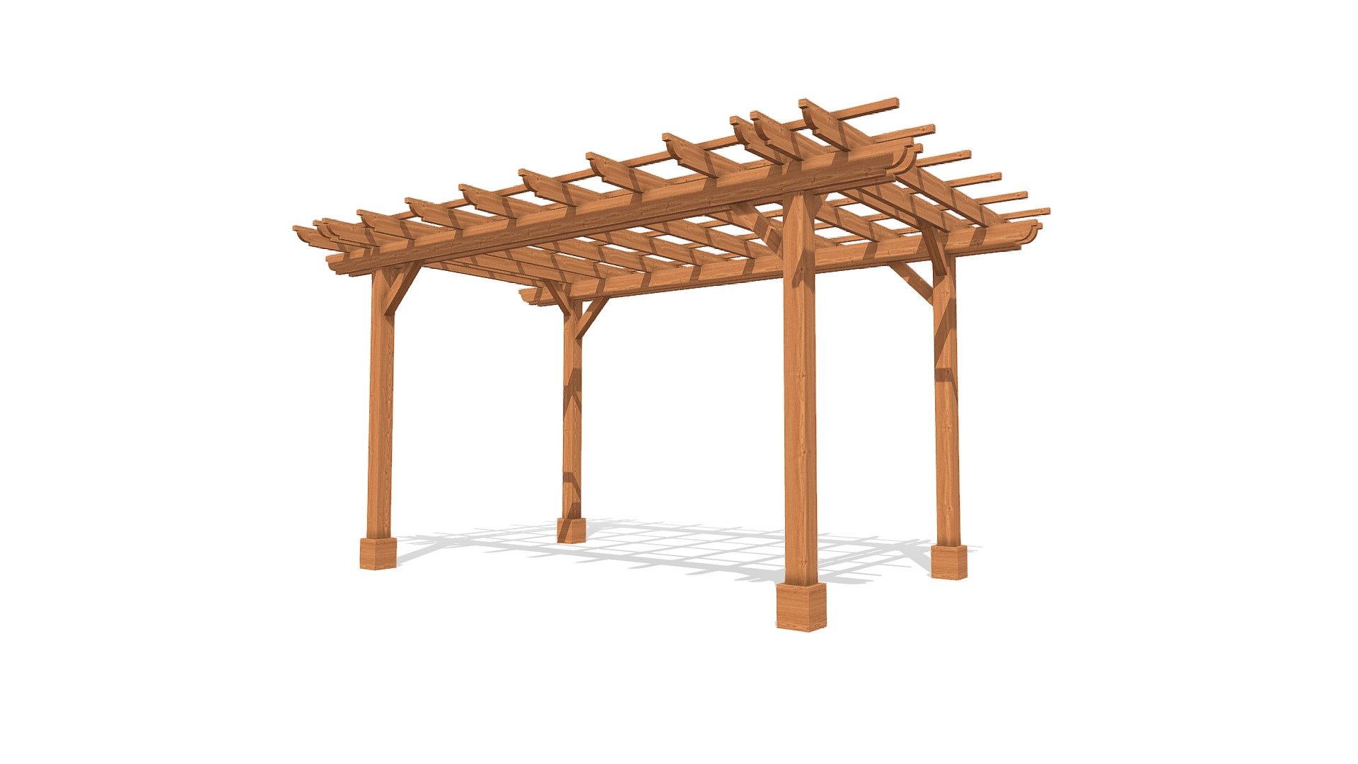 Custom Pergola - 3D model by FR- Conceptual Engineering by RB [a3f1d7a ...