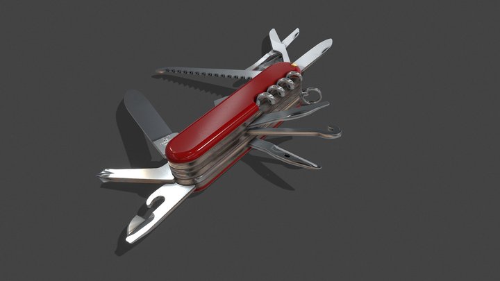 Victorinox multitool knife 3D Model