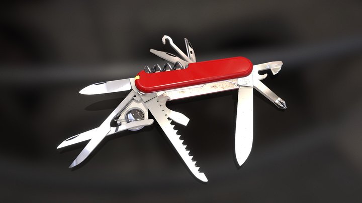 Victorinox multitool knife 3D Model