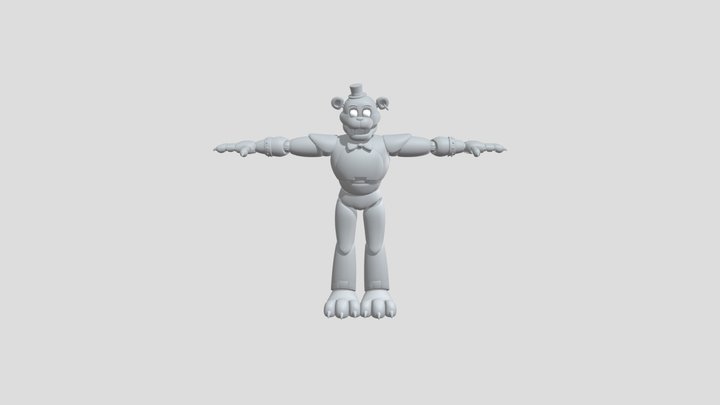 Glamrock Freddy 3D Model