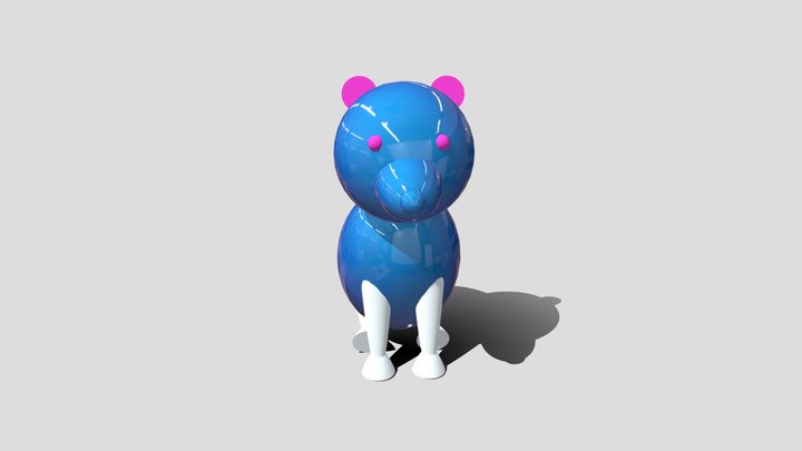 Arts4All Florida Bear 3D Model