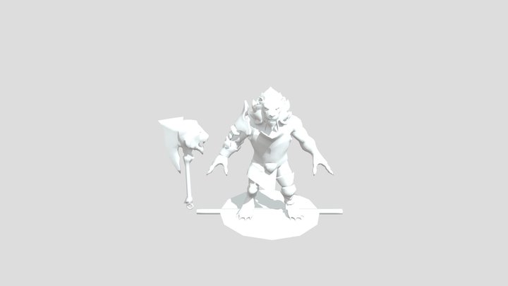 Glaive Lion 3D Model