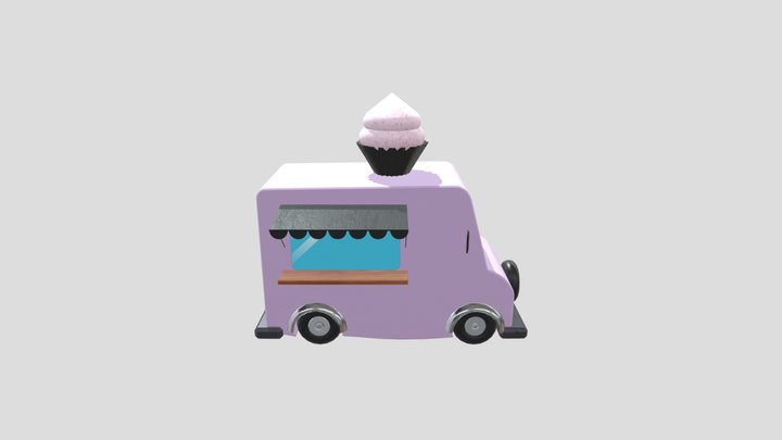 Foodtruck Substance 3D Model