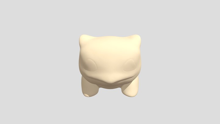 Bulbasaur without plant bulb 3D Model