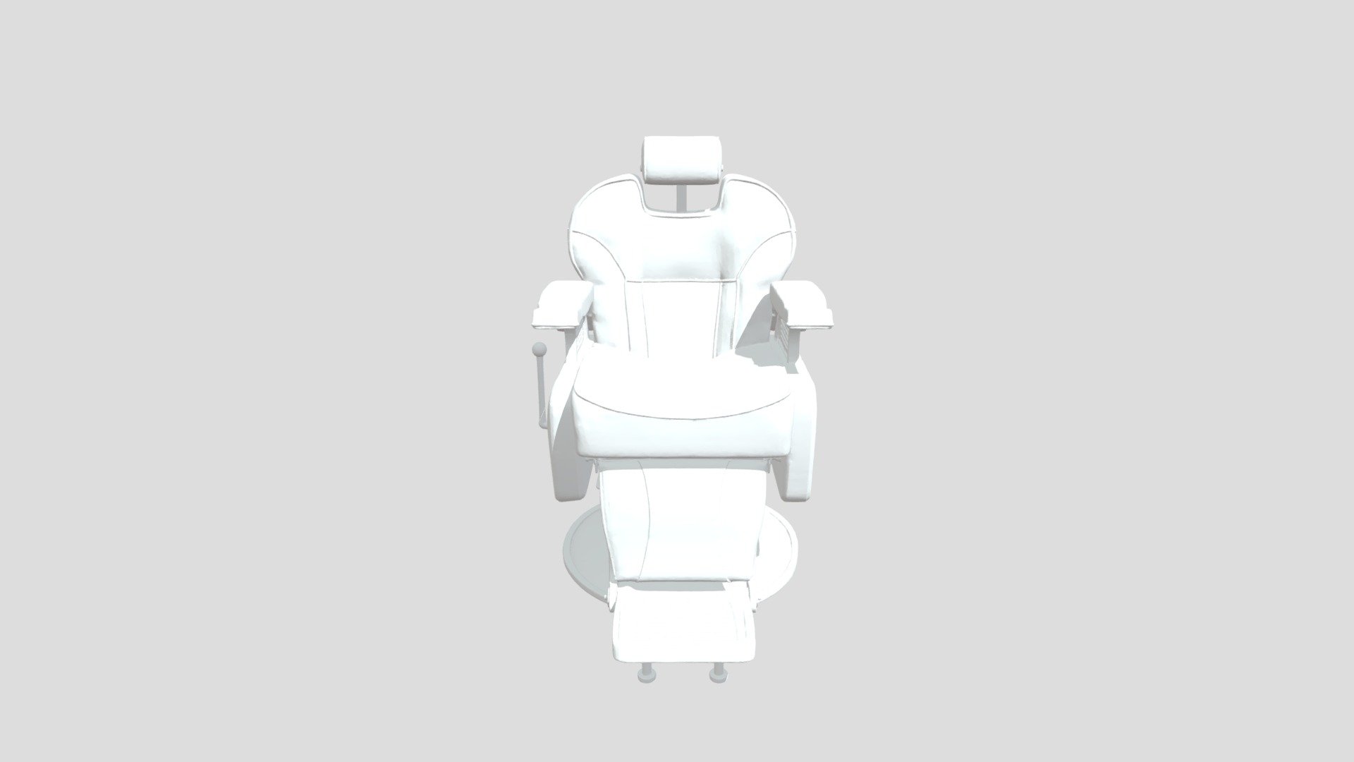 Barber Chair large - Download Free 3D model by elkwami [a3f597a ...