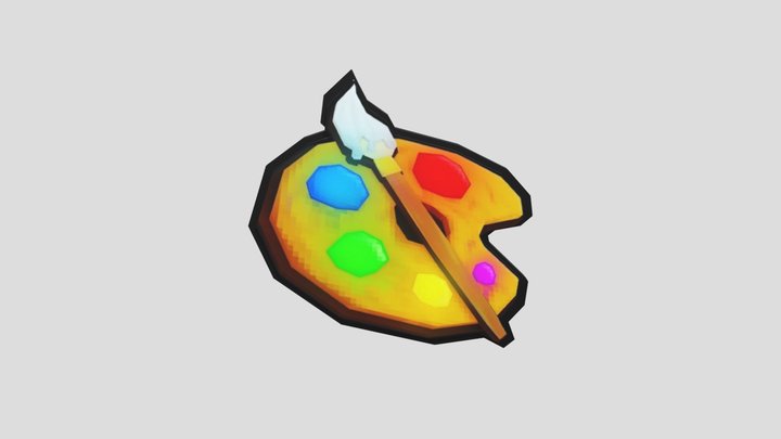 Finger Pallette 3D Model