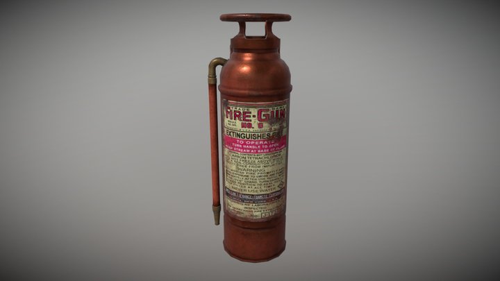 Old_fire_extinguisher 3D Model