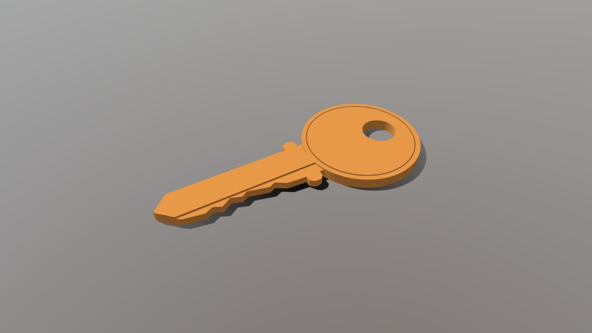 Free Bronze Key - Download Free 3D model by Dimitri (@dimitri_blender ...