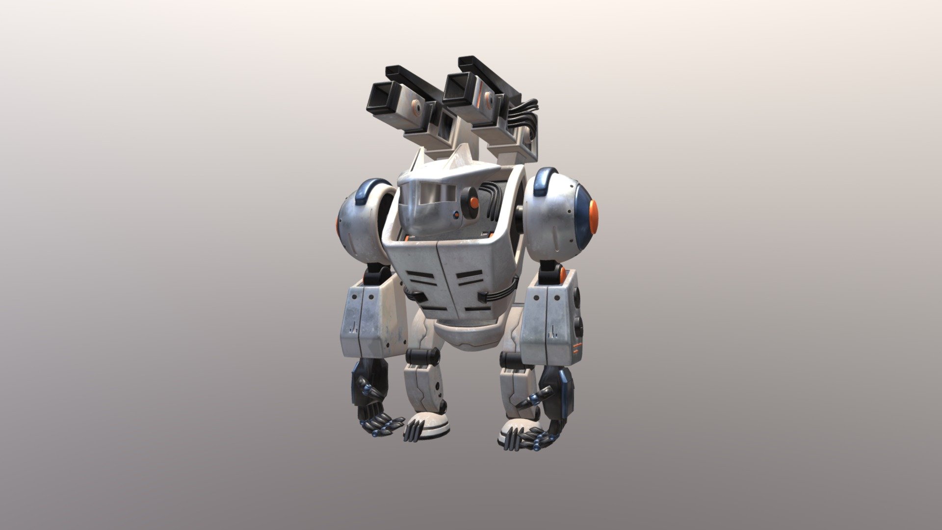 Mecha King Kong - 3D model by Intens (@intens3d) [a3f7ccf] - Sketchfab