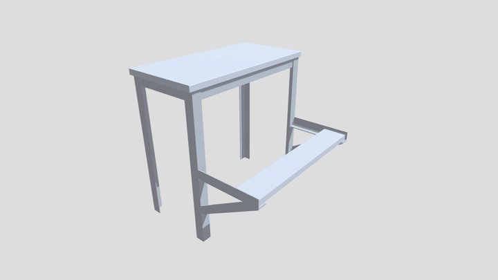 Russian Prison Table 3D Model