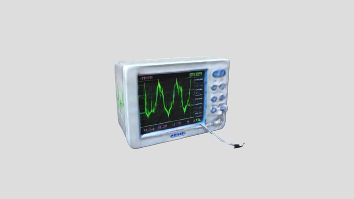 Bedside monitor 3D Model