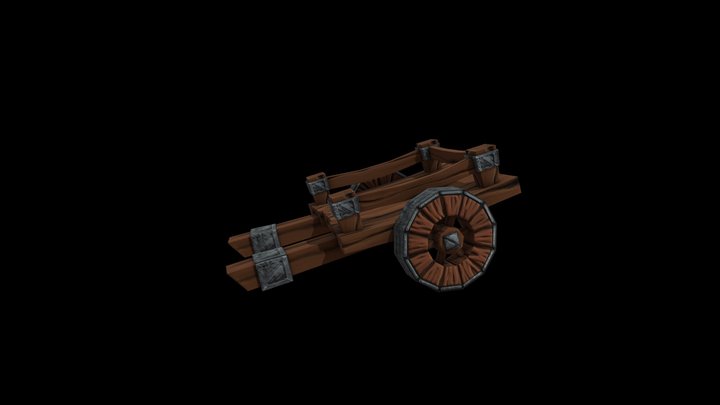 Wheelwagon 3D Model