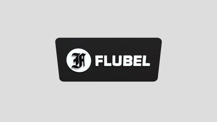 Flubel background banner 3D Model