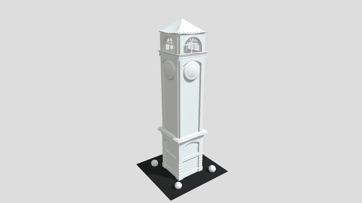 Tilted Towers Fortnite 3D Model
